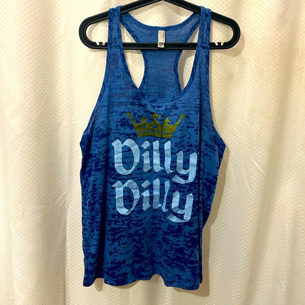 Graphic burn out tank - Dilly Dilly